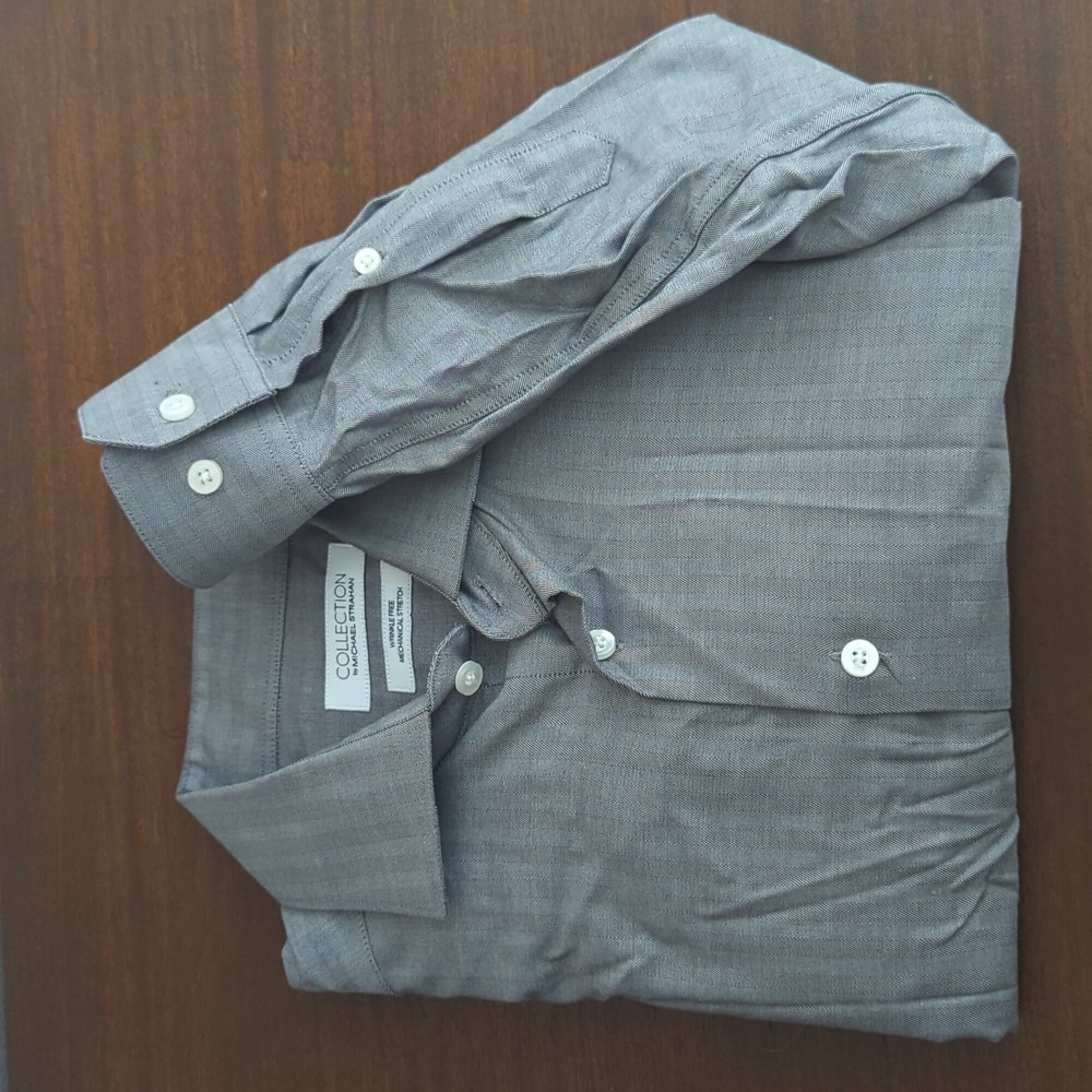 Gray Men's Dress Shirt
